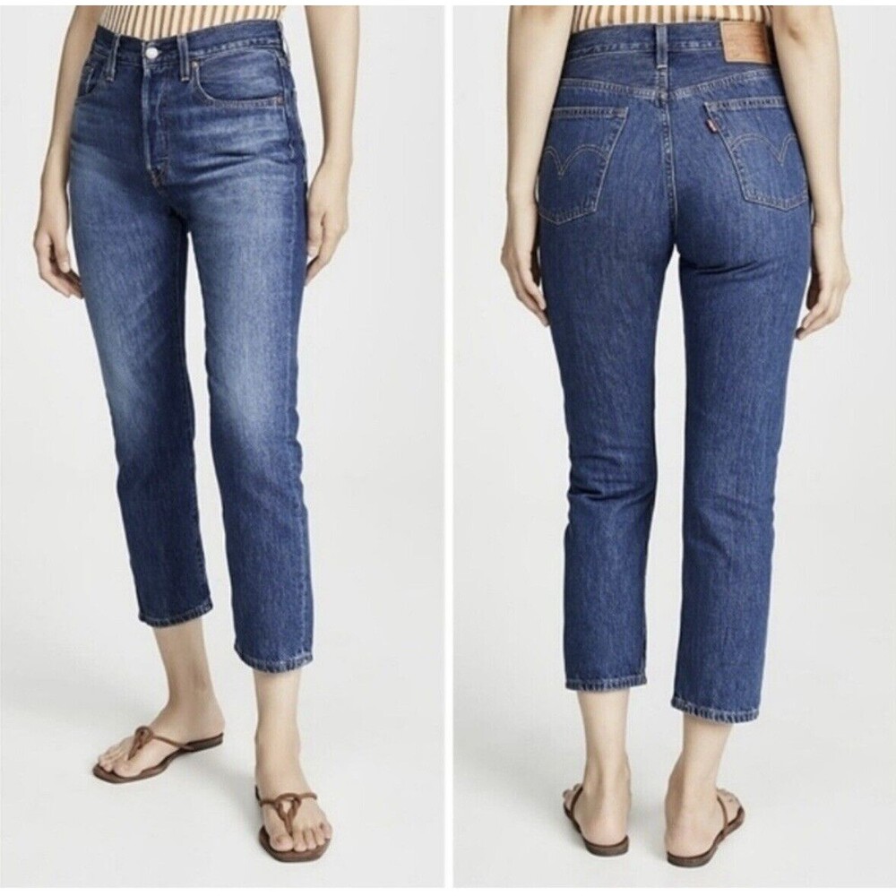 Levi's Premium Wedgie Straight Jeans Blue 27